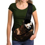 Scary Clown Print Pet Sling Carrier