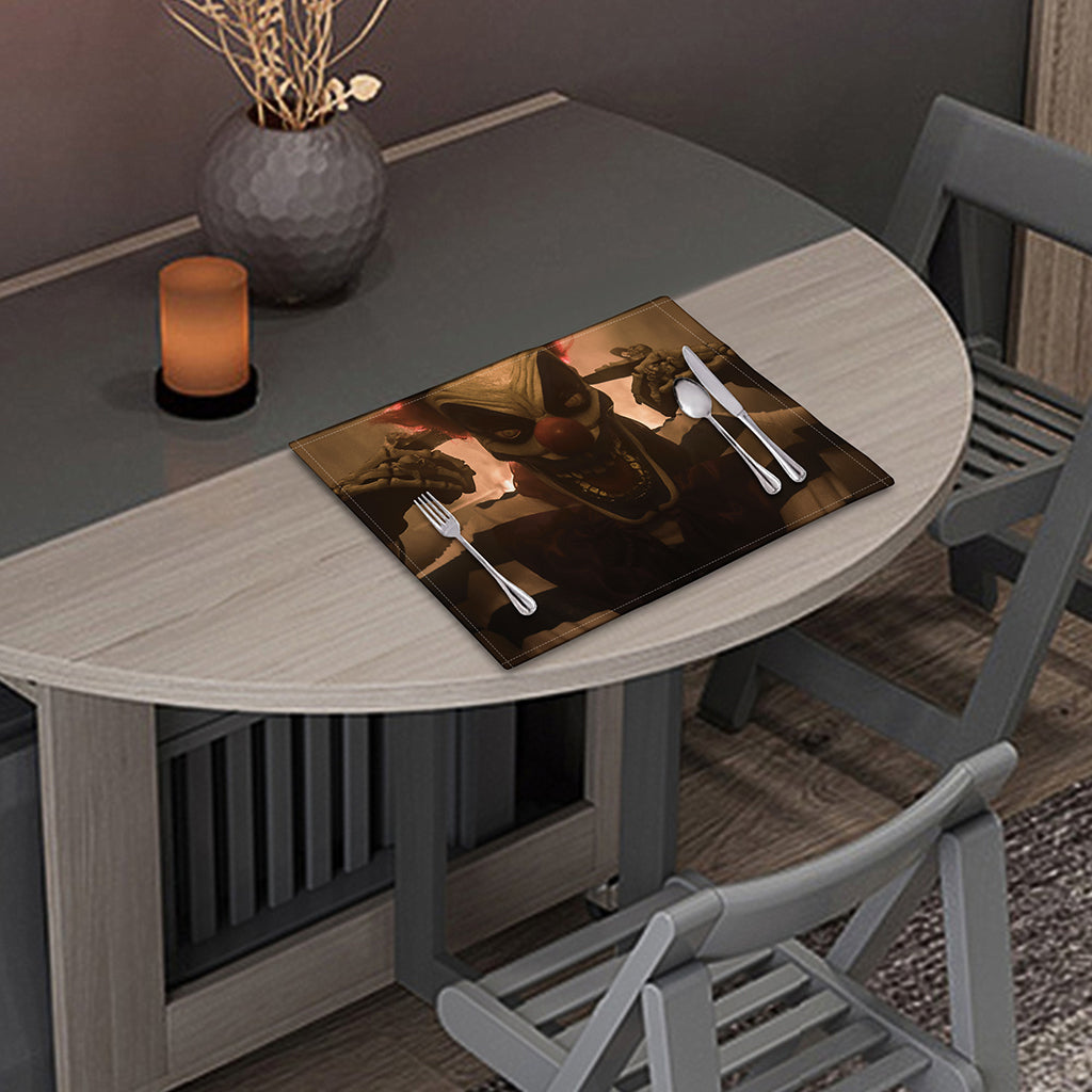 Scary Clown Print Placemat