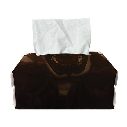 Scary Clown Print Rectangle Tissue Box Cover