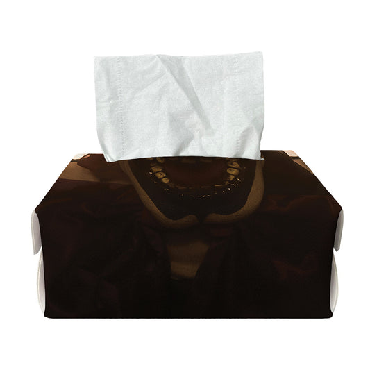 Scary Clown Print Rectangle Tissue Box Cover