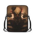 Scary Clown Print Rectangular Crossbody Bag