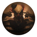 Scary Clown Print Round Blanket