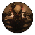 Scary Clown Print Round Floor Mat