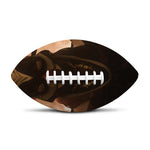 Scary Clown Print Rugby Ball