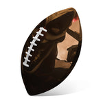 Scary Clown Print Rugby Ball