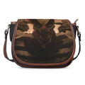 Scary Clown Print Saddle Bag