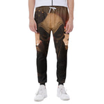Scary Clown Print Scuba Joggers