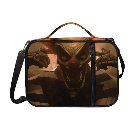 Scary Clown Print Shoulder Strap Bible Bag