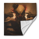 Scary Clown Print Silk Bandana