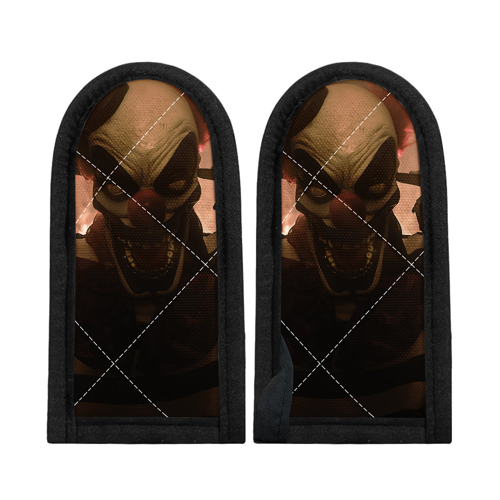 Scary Clown Print Skillet Handle Cover