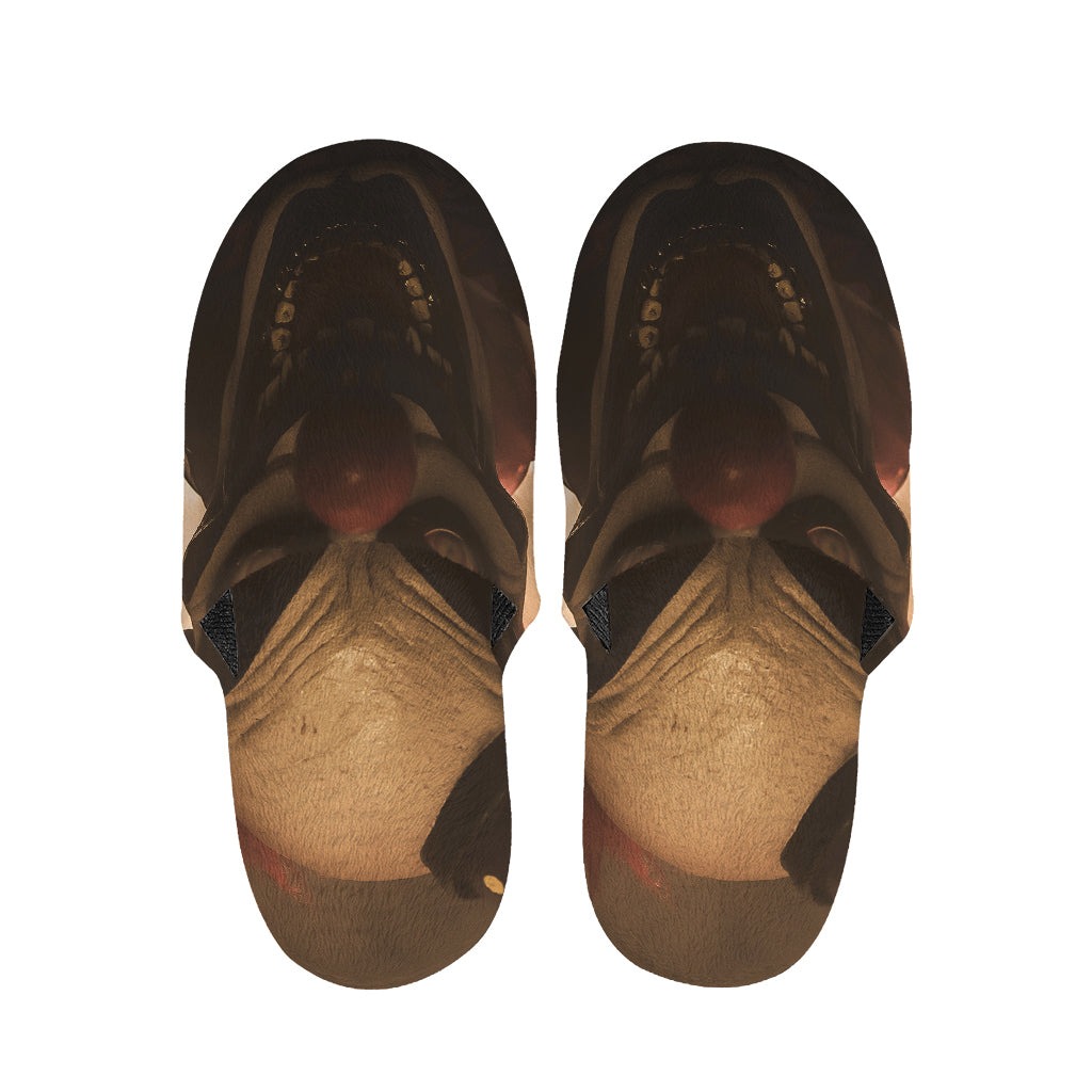 Scary Clown Print Slippers