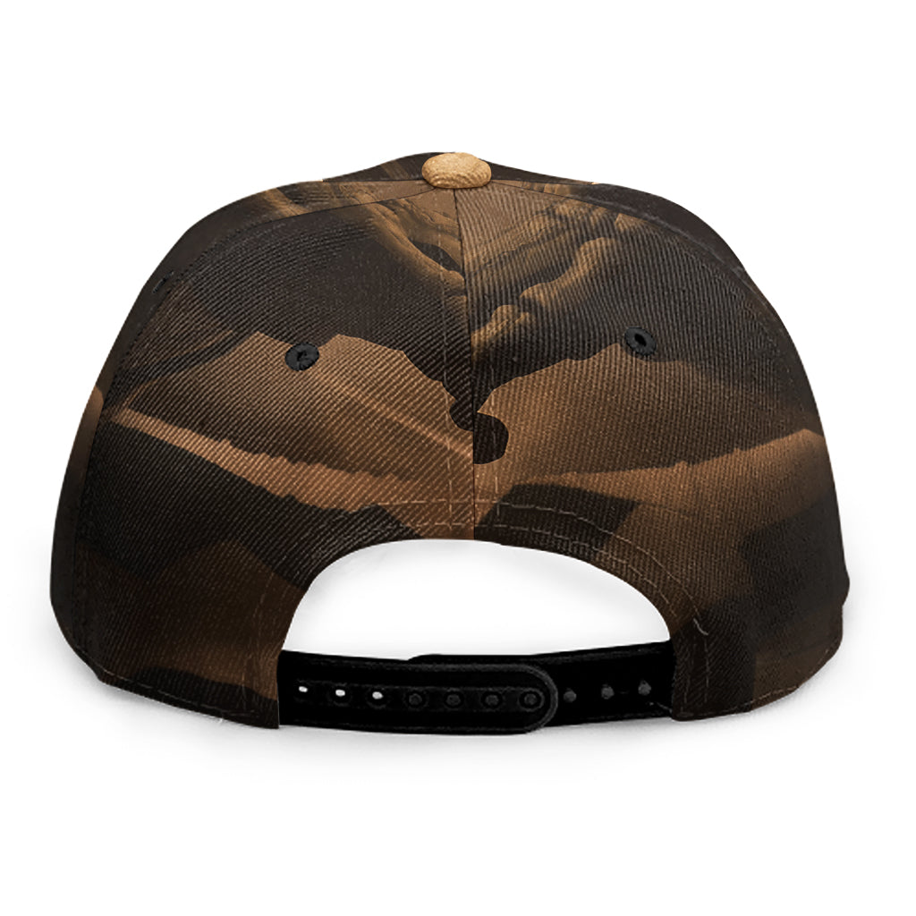 Scary Clown Print Snapback Cap