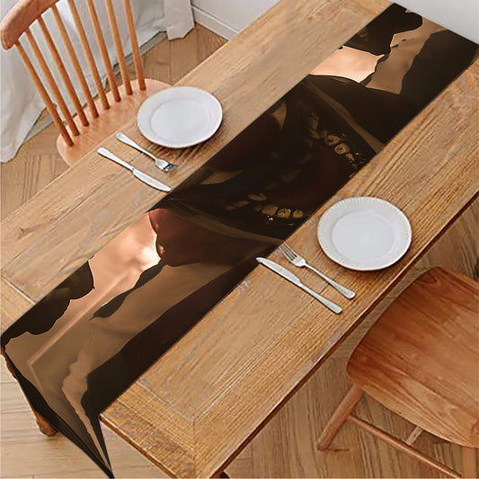 Scary Clown Print Table Runner
