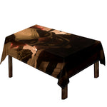 Scary Clown Print Tablecloth