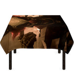 Scary Clown Print Tablecloth