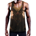 Scary Clown Print Men's Workout Tank Top