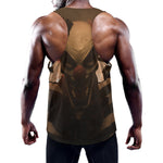 Scary Clown Print Training Tank Top