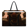 Scary Clown Print Utility Tote Bag