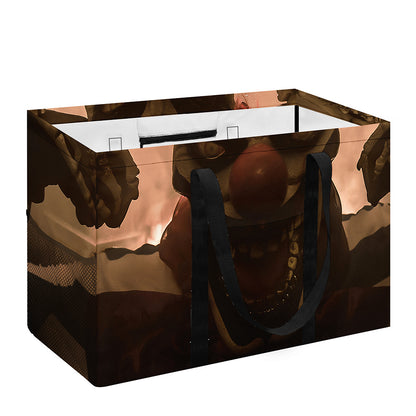 Scary Clown Print Utility Tote Bag