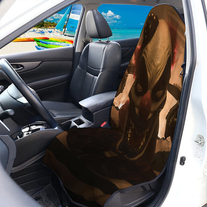 Scary Clown Print Waterproof Car Seat Cover