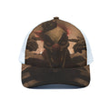 Scary Clown Print White Mesh Trucker Hat