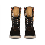 Scary Clown Print Winter Boots