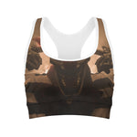 Scary Clown Print Women's Sports Bra