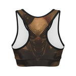 Scary Clown Print Women's Sports Bra