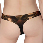 Scary Clown Print Women's Thong