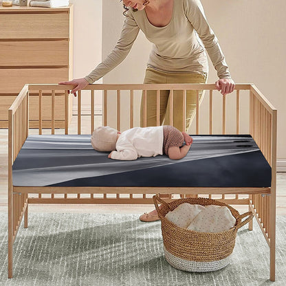 Scary Ghost 3D Print Baby Crib Sheet