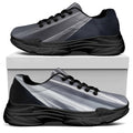 Scary Ghost 3D Print Black Chunky Shoes