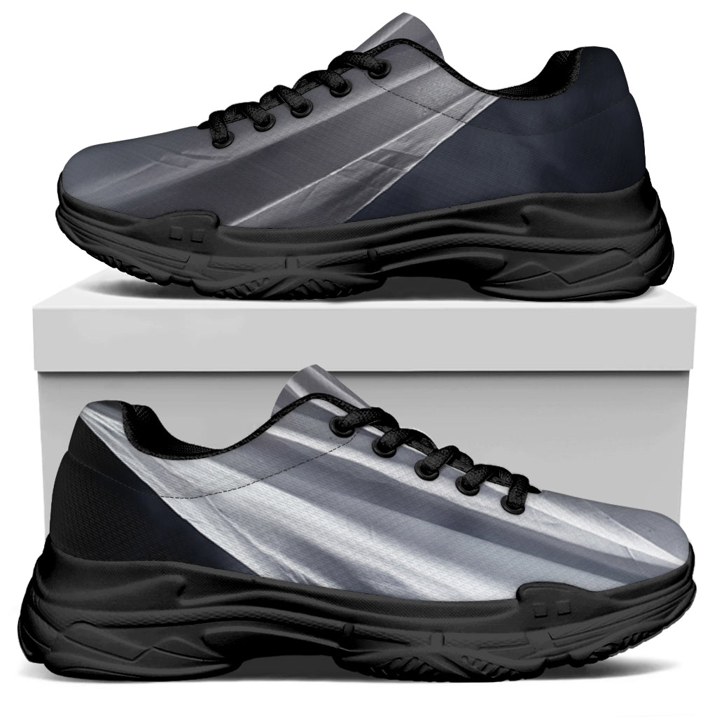 Scary Ghost 3D Print Black Chunky Shoes