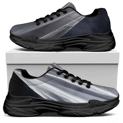 Scary Ghost 3D Print Black Chunky Shoes