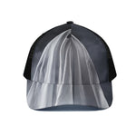 Scary Ghost 3D Print Black Mesh Trucker Cap