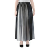 Scary Ghost 3D Print Chiffon Maxi Skirt