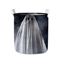 Scary Ghost 3D Print Collapsible Laundry Basket