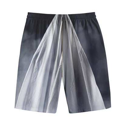 Scary Ghost 3D Print Cotton Shorts