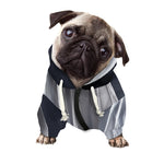 Scary Ghost 3D Print Dog Zip Up Hoodie