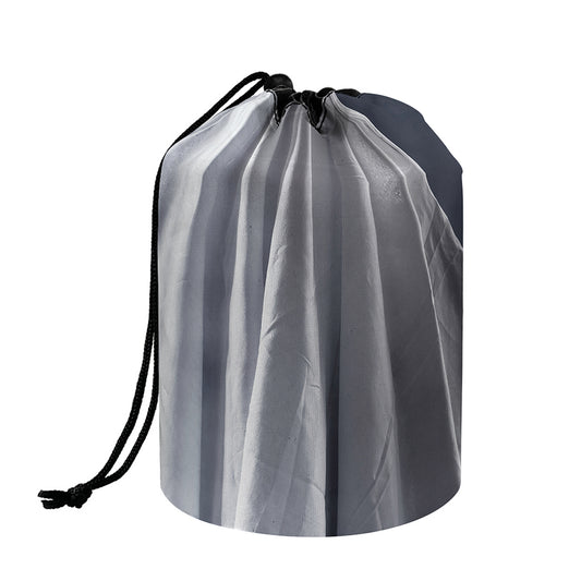 Scary Ghost 3D Print Drawstring Makeup Bag