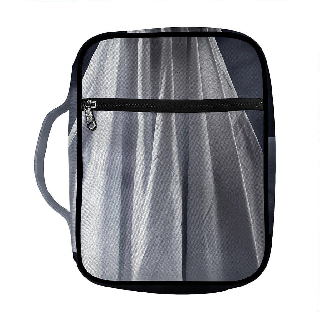 Scary Ghost 3D Print Front Pocket Bible Bag