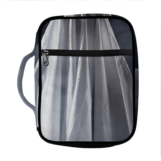 Scary Ghost 3D Print Front Pocket Bible Bag