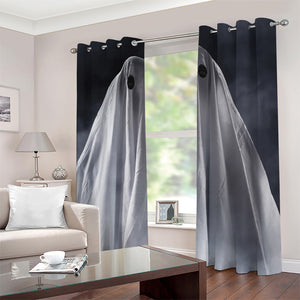 Scary Ghost 3D Print Grommet Curtains