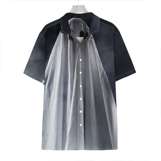 Scary Ghost 3D Print Hawaiian Shirt