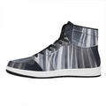 Scary Ghost 3D Print High Top Leather Sneakers
