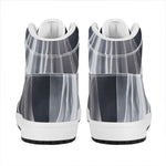 Scary Ghost 3D Print High Top Leather Sneakers