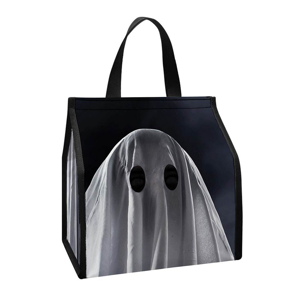 Scary Ghost 3D Print Insulated Lunch Tote