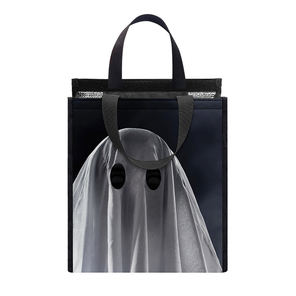 Scary Ghost 3D Print Insulated Lunch Tote