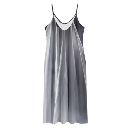 Scary Ghost 3D Print Jersey Midi Cami Dress