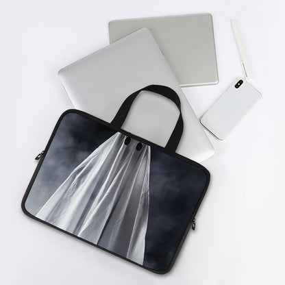 Scary Ghost 3D Print Laptop Sleeve With Handle