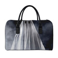 Scary Ghost 3D Print Leather Duffel Bag